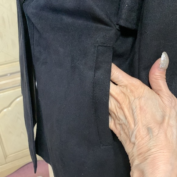 EGA Emporio black suede women’s jacket made in Italy - Picture 9 of 14